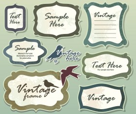 Cute Speech Bubbles for you text vector 03