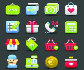 Various society vector Icons set 02
