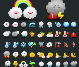 Various society vector Icons set 05