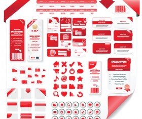 Creative Web design elements vector 02