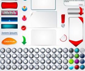 Creative Web design elements vector 03