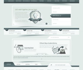Vector Web Elements Menu art graphic 04