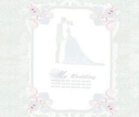 Creative Wedding backgrounds design vector 02