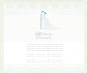 Creative Wedding backgrounds design vector 03