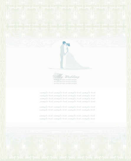 Creative Wedding backgrounds design vector 03