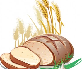 Retro Wine and food design vector 04