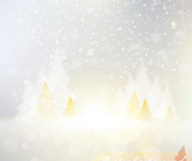 Winter design elements vector background 03