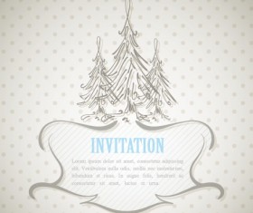 Winter design elements vector background 05