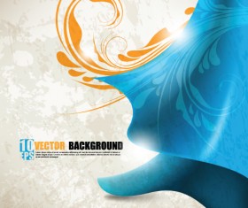 Abstract background with Garbage design vector 03