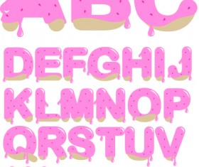 Different alphabet elements vector graphics 03 free download