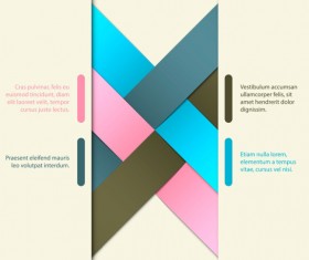 Numbered Infographics elements vector 16