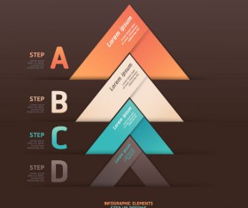 Numbered Infographics elements vector 20