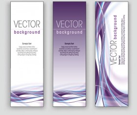 Exquisite Vertical banner design vector 03