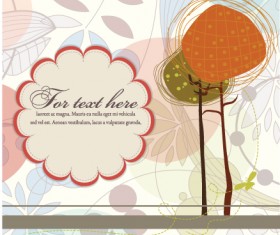 Hand drawn cheerful background vector set 05