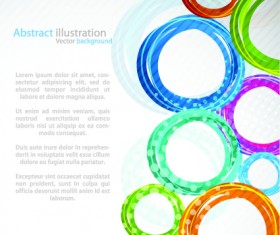 Colorful circles backgrounds art 01