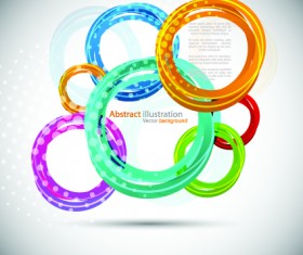 Colorful circles backgrounds art 02