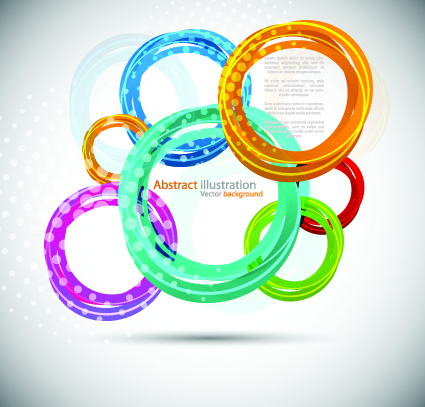 Colorful circles backgrounds art 02
