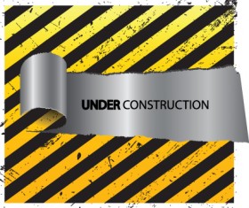 Construction signs mix Garbage elements vector 01 free download