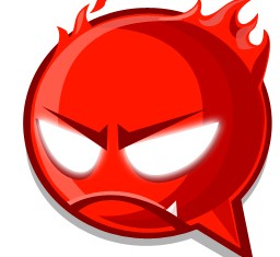 Fire expression icon