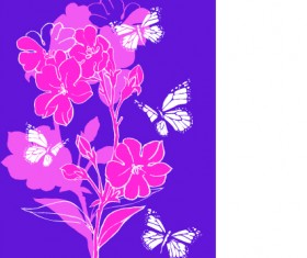 Hand drawn flowers vector backgrounds art 01