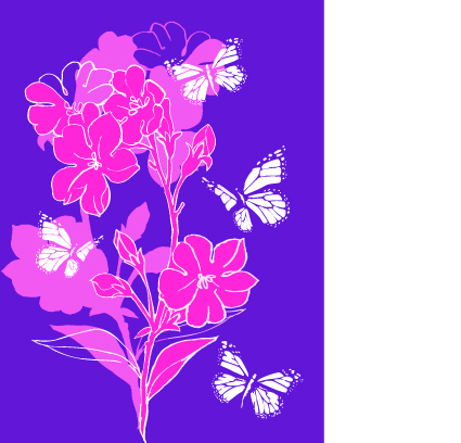 Hand drawn flowers vector backgrounds art 01