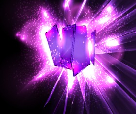 Rainbow Vector backgrounds with light 02