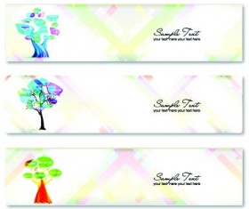 Vector modern banner graphics 04