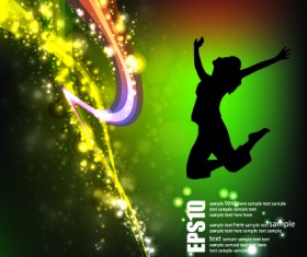 Sparkling stylish party backgrounds vector 04