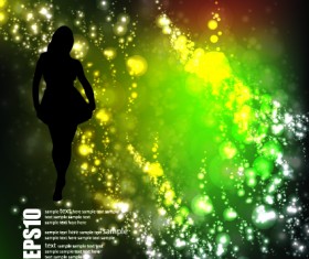 Sparkling stylish party backgrounds vector 05