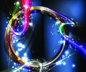 Abstract swirl background vector 04