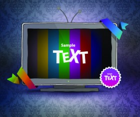 Light with wall vector backgrounds 02