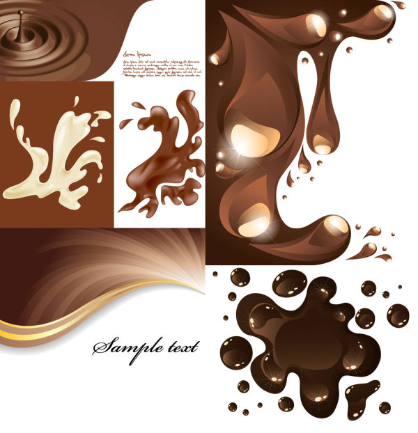 Coffee pattern art