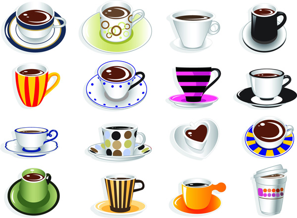 Cute coffee cup vector Graphic free download