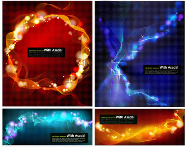 dazzling light background vector Graphic