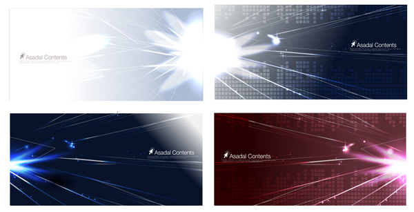 beam of light design backgrounds Vector graphic