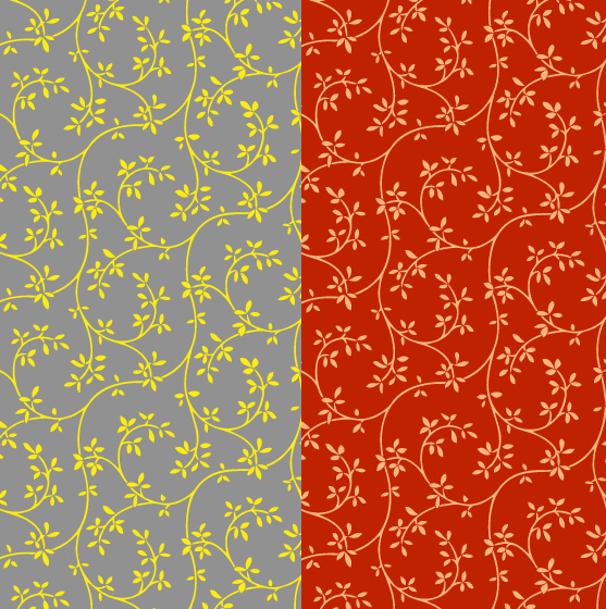 The leaves of decorative pattern background vector Graphic