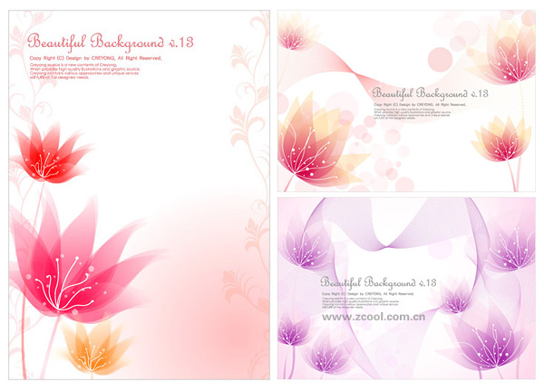 The dream small flower background Vector