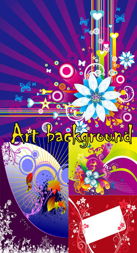 Colorful fashion background vector