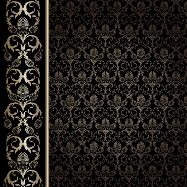 Gorgeous decorative pattern wallpaper background Vector graphic