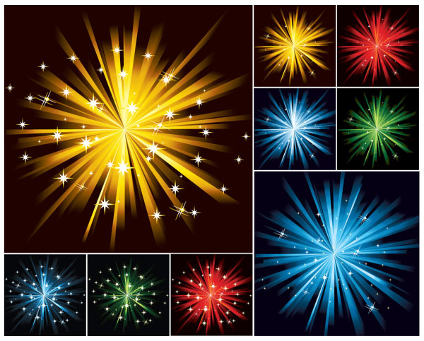 Shiny star backgrounds vector graphic