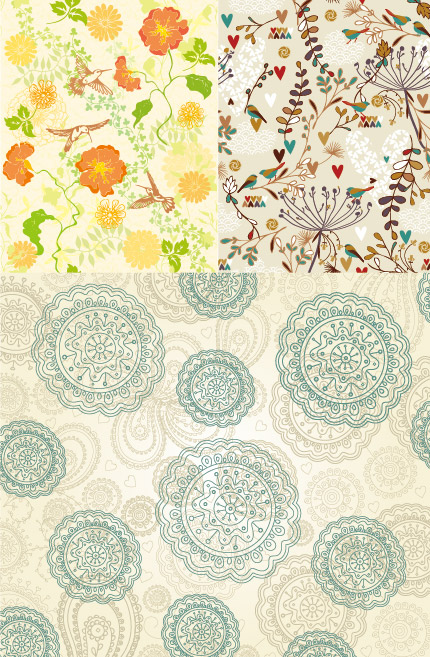 Decorative pattern background design vector