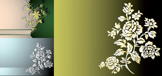 Elegant floral background art