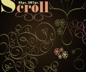 Scroll Photoshop Brushes