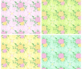 Peony seamless background vector