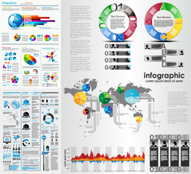 Creative infographics design vector