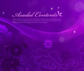 Dream of dark decorative pattern background art