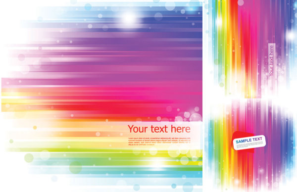 Rainbow background vector art
