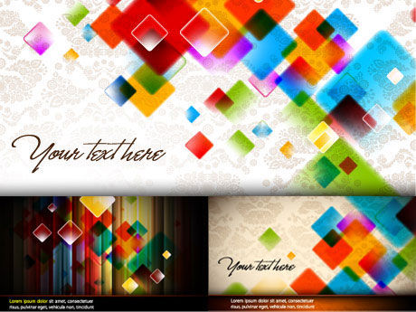 Colorful color background vector material