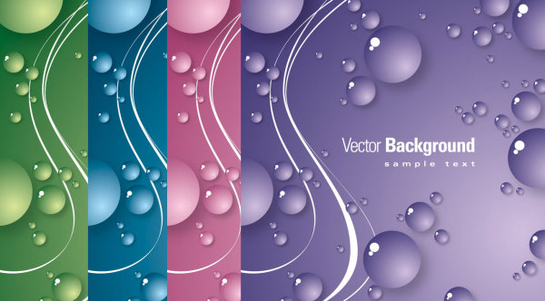 Vesicular background vector graphic
