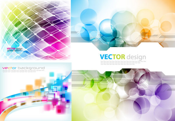 Abstract colored fantasy background vector